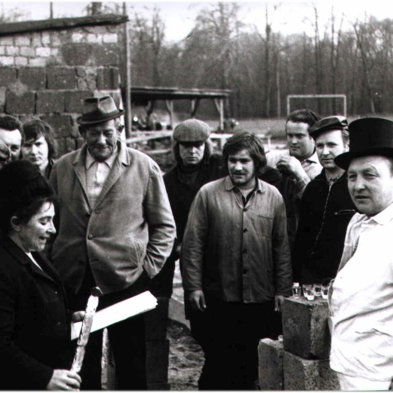 Grundsteinlegung Vereinsheim